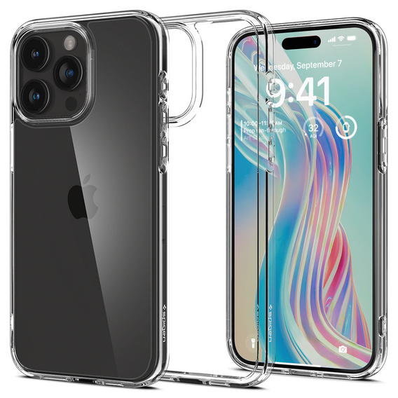 Etui Spigen do iPhone 15 Pro Max, Ultra Hybrid, Przezroczyste