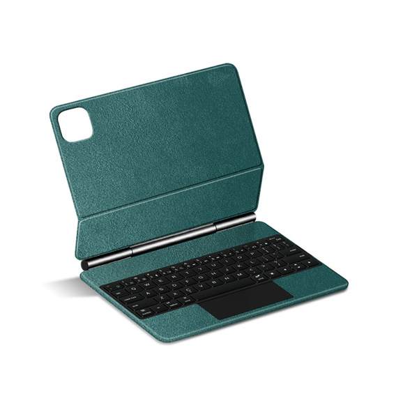 Etui z klawiaturą do iPad Air 11" 2024 (6 gen.) / iPad Air 11" 2025 (7gen.), Magnetic Keyboard Touchpad, zielone