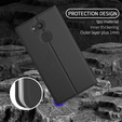 Czarne Etui SkinPro do Sony Xperia L2