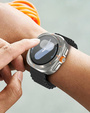 2w1 Etui + Szkło Hartowane do Samsung Galaxy Watch 7 40mm, Tytanowe złoto