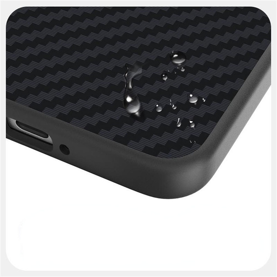 Etui ABEEL do Xiaomi 15 Ultra, Carbon Fiber, do MagSafe, czarne