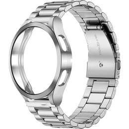 Bransoleta + Etui do Samsung Galaxy Watch 4 44mm, Srebrna