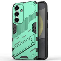 Etui do Samsung Galaxy A56 5G, Military kickstand, zielone
