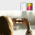 Szkło Hartowane z ramką do montażu Spigen Alm Glass FC do Samsung Galaxy M53 5G