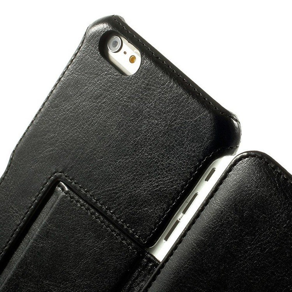 Czarne Etui z klapką do iPhone 6 Plus / 6S Plus