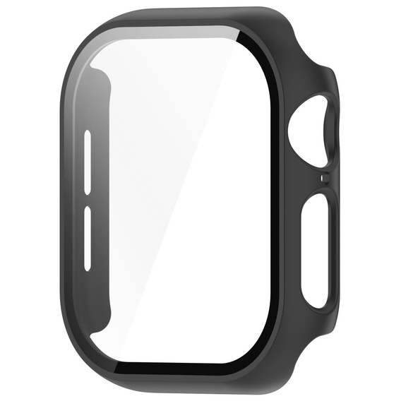 2w1 Etui + Szkło Hartowane do Apple Watch 10/11 46MM, Czarne