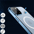 Etui Magnetic Dual Glass MagSafe do iPhone 13 Pro, niebieskie