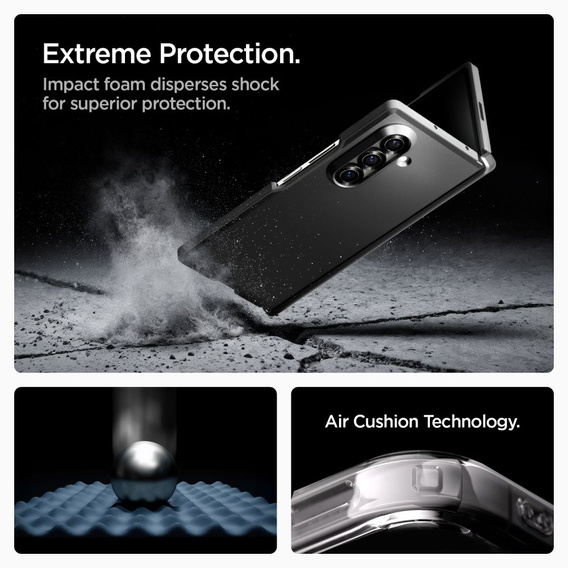 Etui Spigen do Samsung Galaxy Z Fold7 5G, Tough Armor Pro Mag, do MagSafe, czarne
