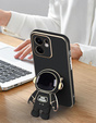 Etui do Oppo Reno 13F / Oppo Reno 13FS, Astronaut, czarne