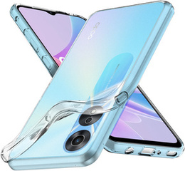Etui cienkie do Oppo A78 5G, Slim, przezroczyste
