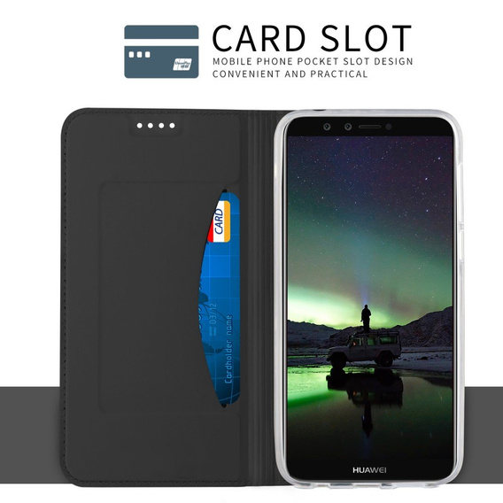 Czarne Etui SkinPro do Huawei Y9 2018