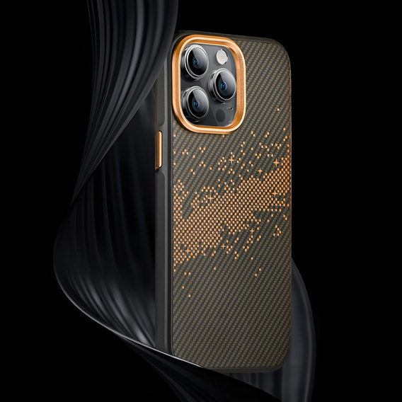 Etui do iPhone 14 Pro, Milky Way, złote