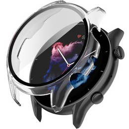 2w1 Etui + Szkło Hartowane do Amazfit GTR 3 / GTR 3 Pro, Przezroczysty