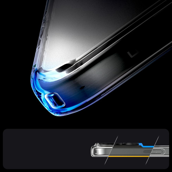 Etui z MagSafe Spigen do iPhone 16 Pro Max, Ultra Hybrid, FROST CLEAR + Szkło Hartowane 9H