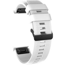 Pasek silikonowy quickfit do Garmin Fenix 26mm, Biały