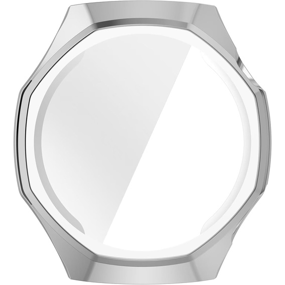 2w1 Etui z Osłoną na ekran do Huawei Watch GT 6 Pro 46mm, Srebrne