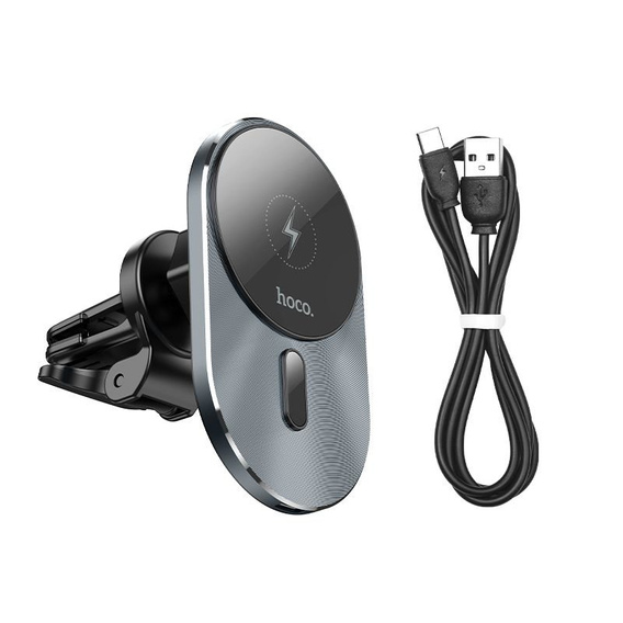 Uchwyt samochodowy z ładowaniem MagSafe do iPhone 12 / 13 / 14 / 15 / 16 / Pro / Max - HOCO CA91