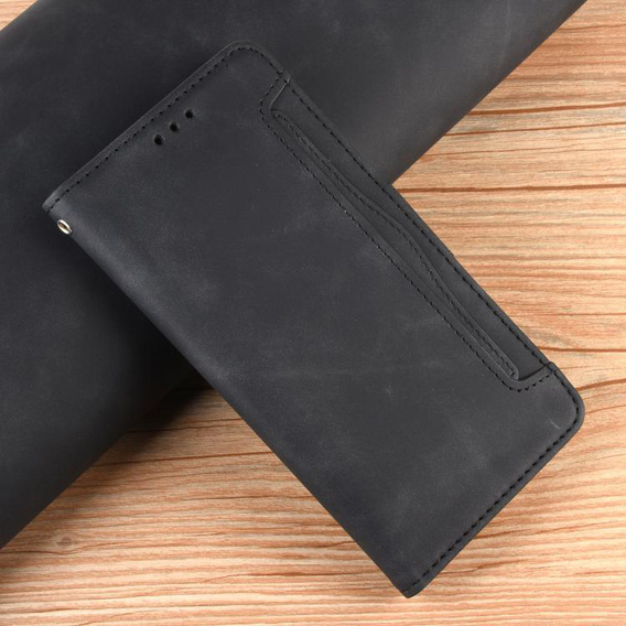 Etui z klapką do Xiaomi Redmi Note 15 Pro 4G, Card Slot, czarne