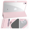 Etui do iPad 11" 2025 A16 (11 gen.) / iPad 10.9" 2022 (10 gen.), Smartcase Hybrid, z miejscem na rysik, jasnoróżowe