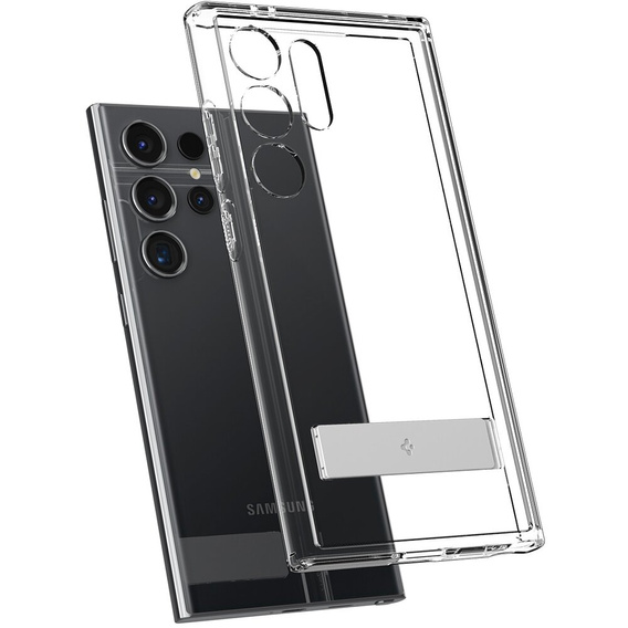 Etui Spigen do Galaxy S24 Ultra, Ultra Hybrid "S", Crystal Clear