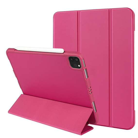 Etui do iPad Pro 11" 2022/2021 (4/3 gen.), Smartcase z miejscem na rysik, różowe