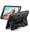 Etui Dexnor 360° do iPad 10.2" 2021/2020/2019 (9/8/7 gen.), z paskiem i miejscem na rysik - czarne