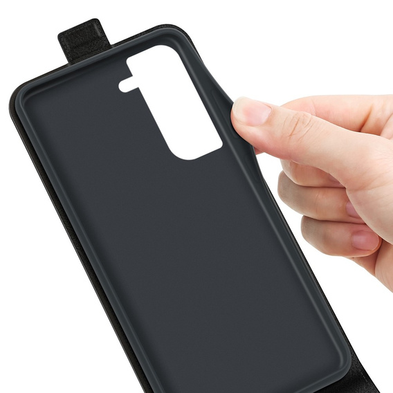 Etui z klapką do Samsung Galaxy S23, Flip, czarne