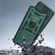 Etui pancerne do Oppo A5 Pro 5G, CamShield Slide, zielone