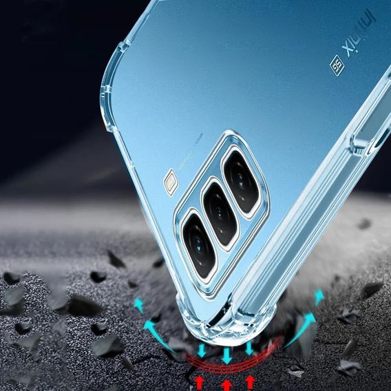 Etui do Infinix Hot 50 Pro+ 4G, Dropproof, przezroczyste
