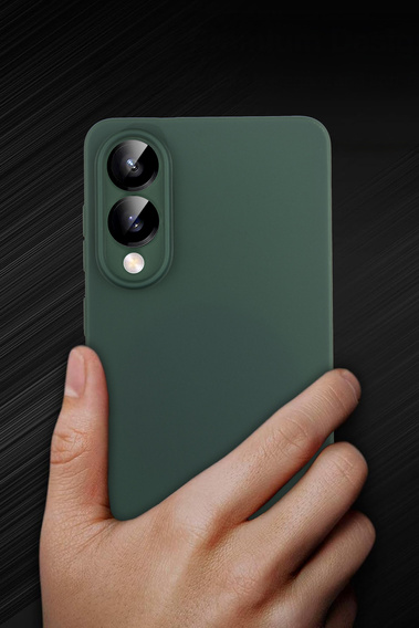 Nakładka Matt TPU do Samsung Galaxy S25 Edge – zielona