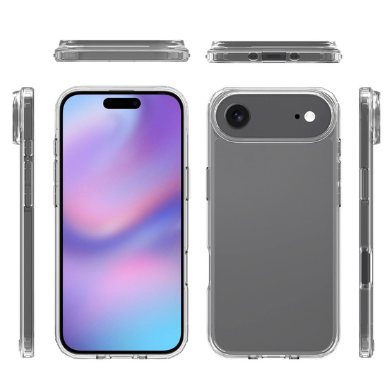 Przezroczyste etui TPU + akryl do iPhone Air – solidna hybrydowa ochrona