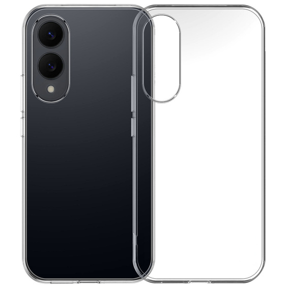 Etui Slim 1 mm do Samsung Galaxy S25 Edge, transparentna ochrona - przezroczyste