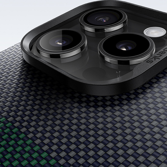 Etui BENKS Kevlar do iPhone 16 Pro Max, Magnetic Armor Air Aurora 600D SA66, do MagSafe