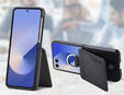 Etui z miejscem na karty i ringiem do Samsung Galaxy Z Flip7 – czarne