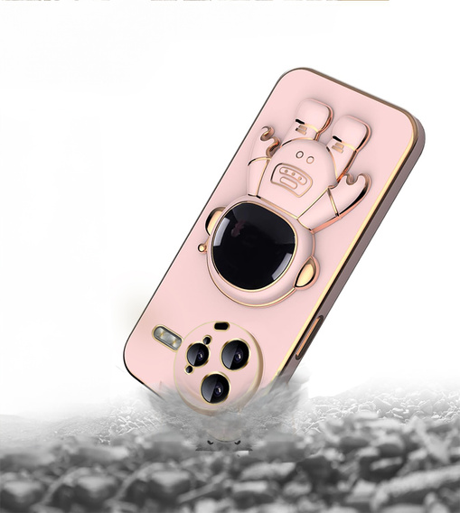 Etui do Xiaomi Poco F7 Pro, Astronaut, różowe