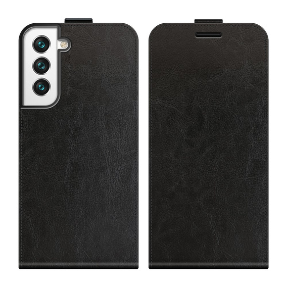 Etui z klapką do Samsung Galaxy S22 5G, Flip, czarne