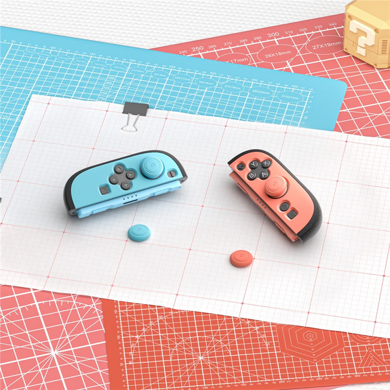 StarTRC Games – Etui ochronne do Nintendo Switch 2 + Kolorowe uchwyty do Joy-Conów