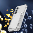 Etui do Samsung Galaxy S24+ Plus, Card Holder, przezroczyste