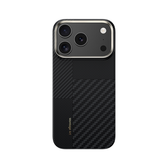 Etui Benks Montage Magnetic Armor Air Kevlar (600D/1500D) z metalową ramką MB70 do iPhone 17 Pro Max – czarny