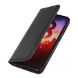 Etui z klapką do Asus Zenfone 8, Split Leather, czarne