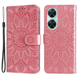 Etui do Huawei Nova 11i, Kwiaty, różowe