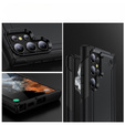 Etui pancerne do Samsung Galaxy S22 Ultra, dual-layer, Czarne