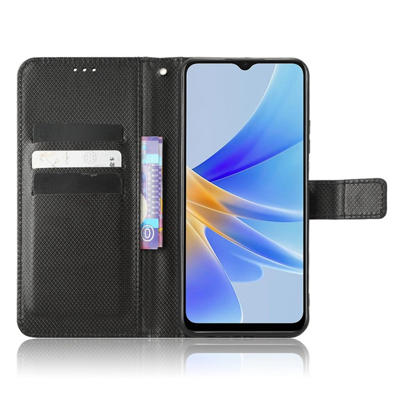 Etui z klapką do Oppo A17, Smart Magnet, czarne