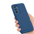 Etui do Samsung Galaxy A54 5G, Twill Dots, z ochroną aparatu, Niebieskie