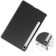 Etui do Samsung Galaxy Tab S10 Lite / S10 FE / S9 FE, Tri-fold, z miejscem na rysik, czarne