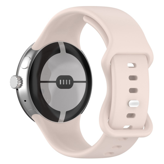 Pasek Silikonowy do Google Pixel Watch 3 45mm, różowy