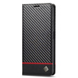 Etui z klapką do Xiaomi Redmi Note 13 5G, Carbon LC.IMEEKE, czarne