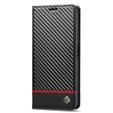 Etui z klapką do Xiaomi Redmi Note 13 Pro 4G / Xiaomi Redmi Note 14S / Xiaomi Poco M6 Pro 4G, Carbon LC.IMEEKE, czarne
