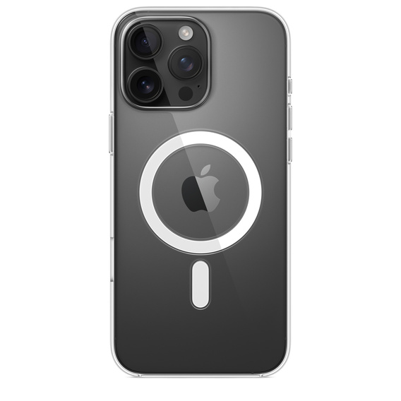 Oryginalne Etui Apple do iPhone 16 Pro Max Clear Case MagSafe MA7F4ZM/A - przezroczyste