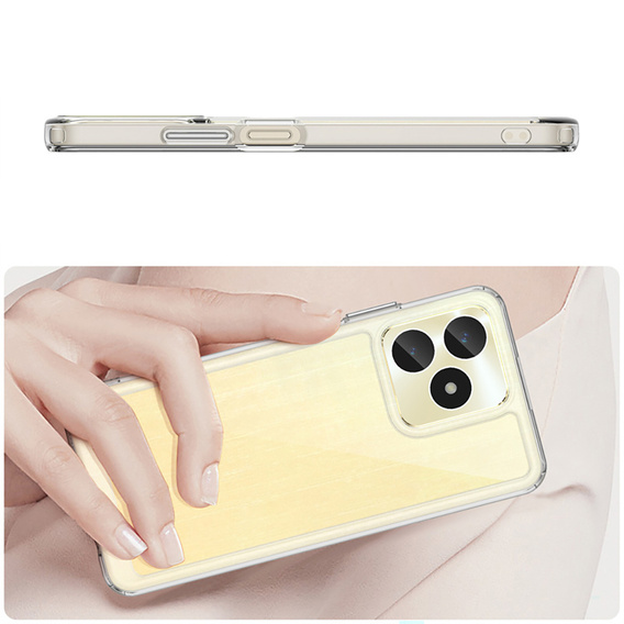 Etui do Realme C51, Fusion Hybrid, przezroczyste
